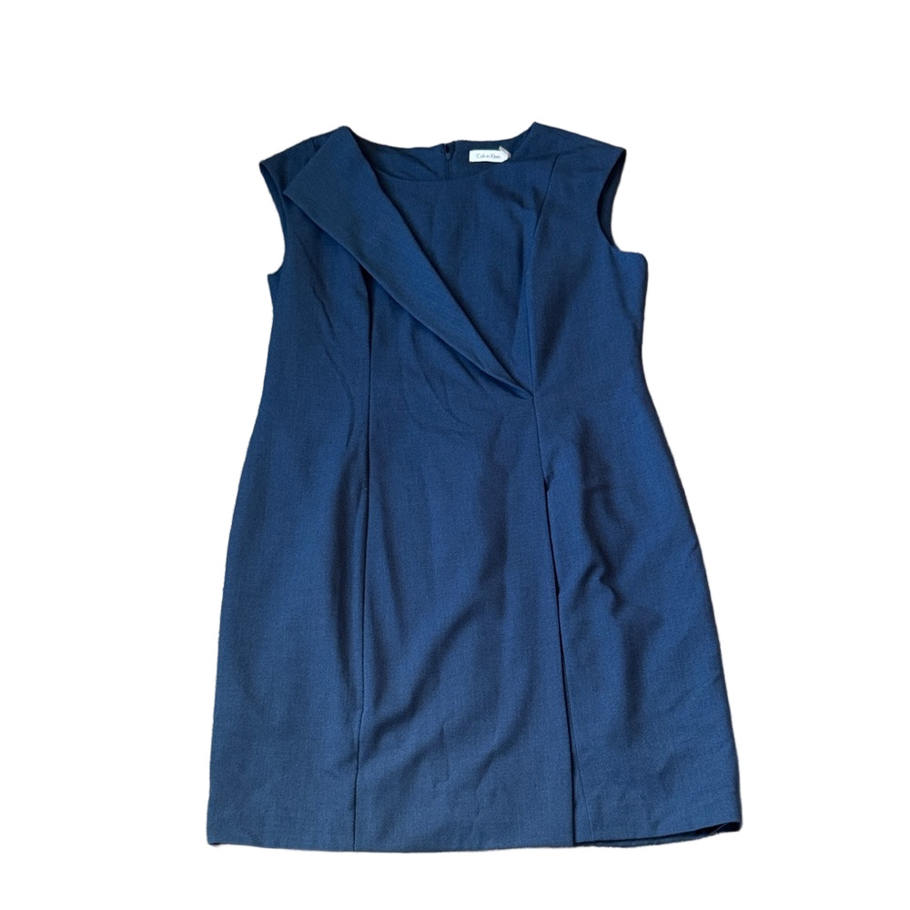 Calvin Klein Blue Sleeveless Dres SIZE 14